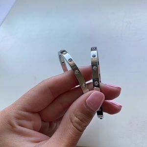 Kate Spade Set in Stone Hinged Bangle (2)